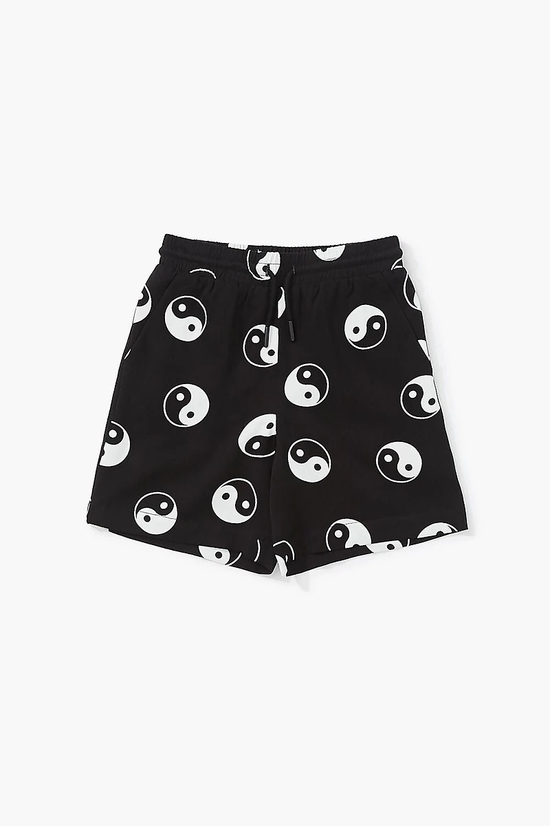 Kids Yin Yang Print Shorts (Girls + Boys)