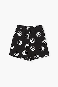 Kids Yin Yang Print Shorts (Girls + Boys)