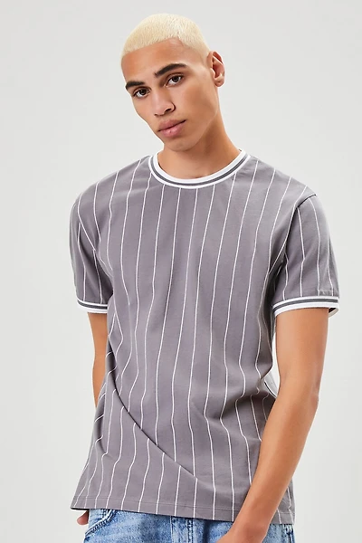 Pinstriped Ringer Tee