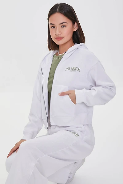 Los Angeles Graphic Zip-Up Hoodie
