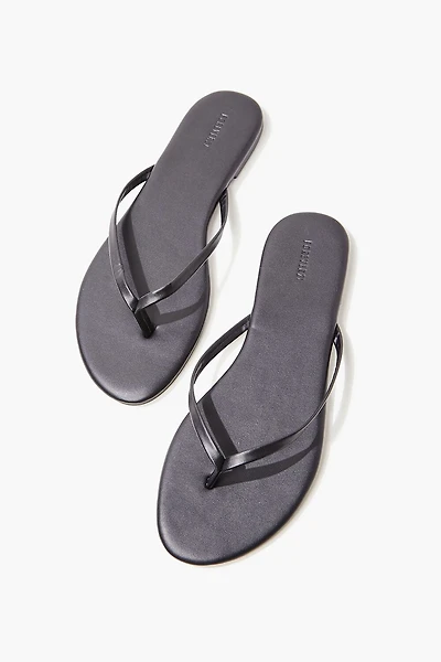 Metallic Thong Sandals