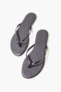 Metallic Thong Sandals