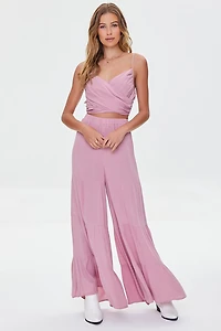 Crisscross Cami & Palazzo Pants Set