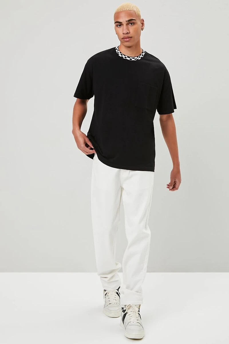 Clean Wash Tapered Jeans