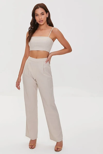 Cropped Cami & Pants Set
