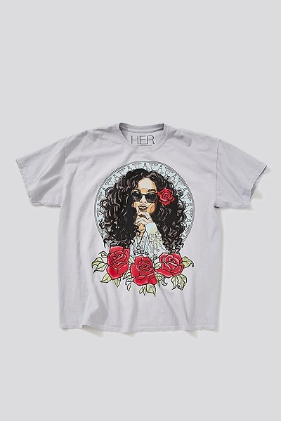 HER Graphic Crew Neck Tee
