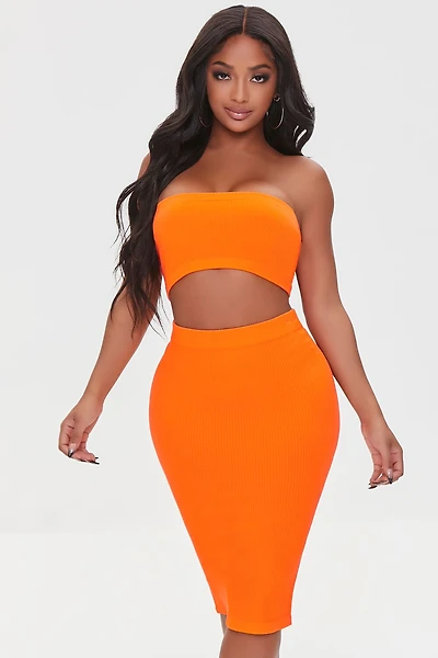 Tube Top & Skirt Set