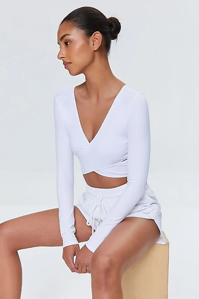 Active Seamless Crisscross Crop Top