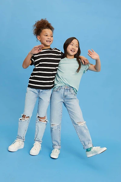 Girls Cotton Jeans (Kids)