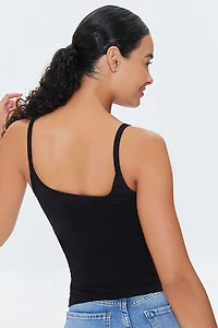 Basic Cotton Thick-Strap Cami