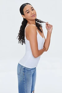 Basic Cotton Thick-Strap Cami