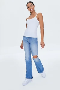 Basic Cotton Thick-Strap Cami