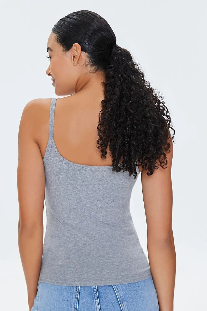 Basic Cotton Thick-Strap Cami