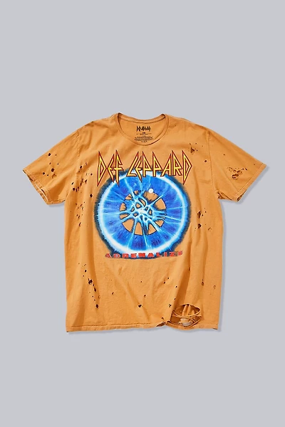 Def Leppard Graphic Distressed Tee