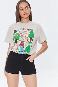 Uplyfter High-Rise Denim Shorts