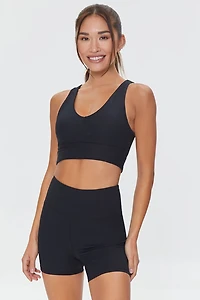 Active High-Rise Biker Shorts