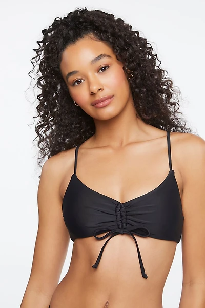 Ruched Bralette Bikini Top