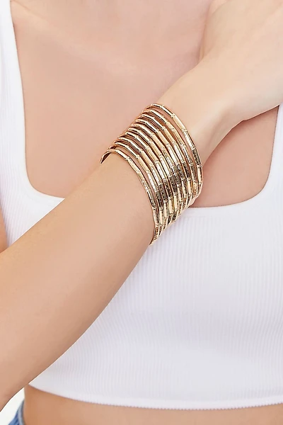 Bamboo Bangle Bracelet Set