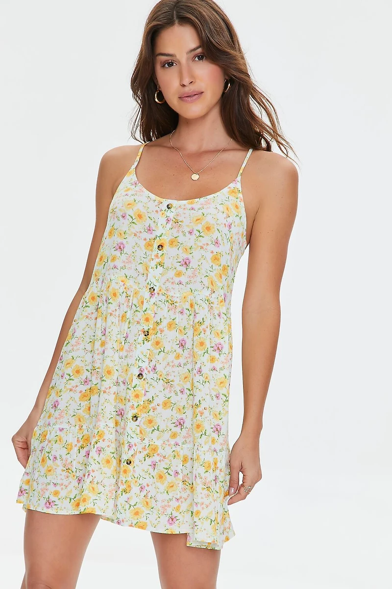 Ditsy Floral Print Cami Dress