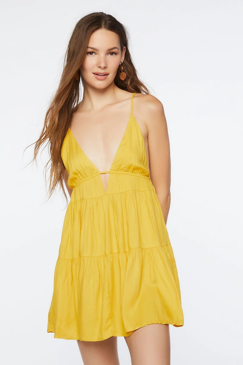 Tiered Babydoll Mini Dress