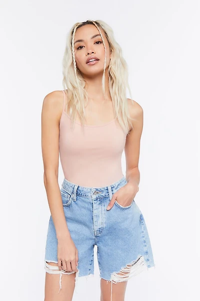 Basic Cotton Thin-Strap Cami