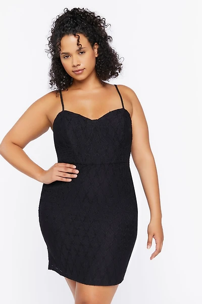 Plus Size Sweetheart Mini Dress