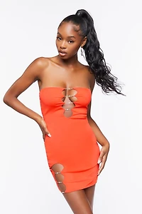 Cutout Mini Tube Dress