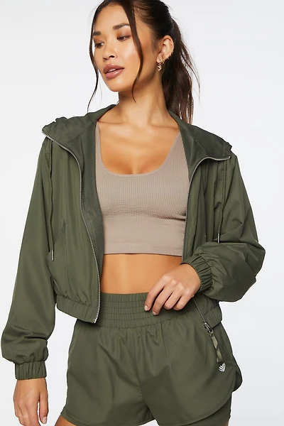 Active Hooded Windbreaker Jacket