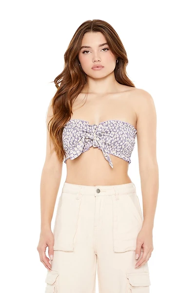 Ditsy Floral Crop Top