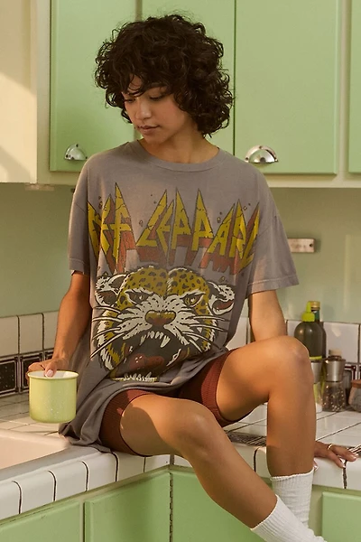 Def Leppard Graphic T-Shirt Dress