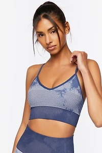 Seamless Longline Tie-Dye Sports Bra