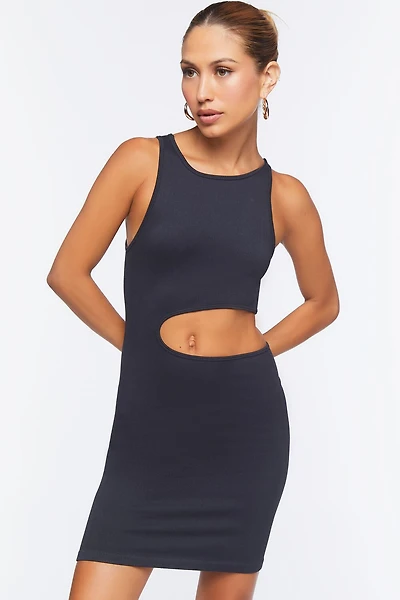 Cutout Mini Tank Dress