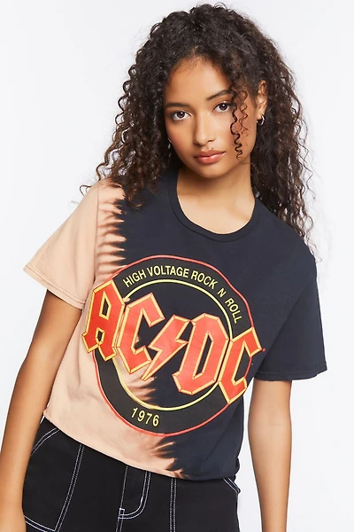 ACDC Graphic Cropped Tee