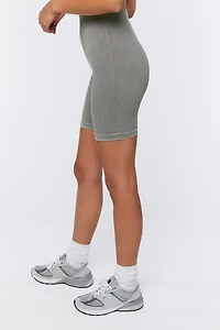 Seamless Ribbed Biker Shorts