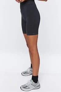 Seamless Ribbed Biker Shorts