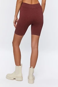 Seamless Ribbed Biker Shorts
