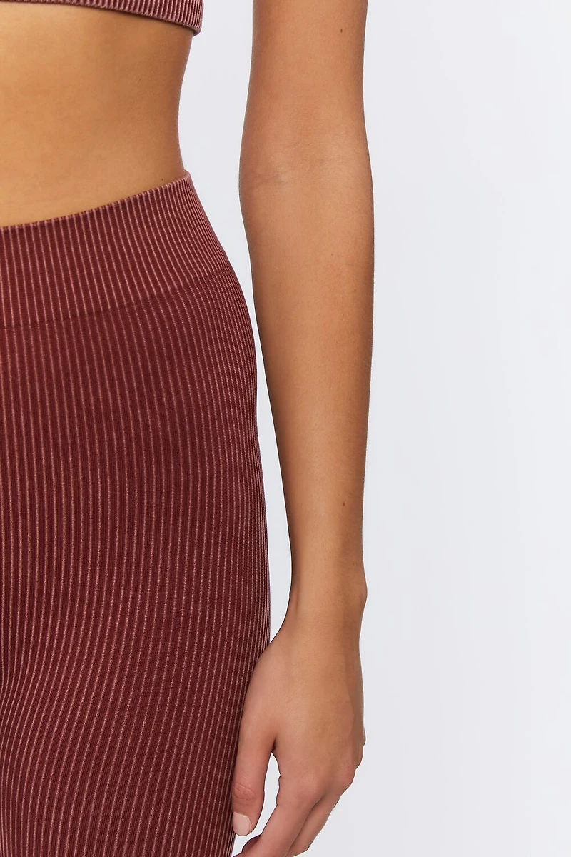 Seamless Ribbed Biker Shorts