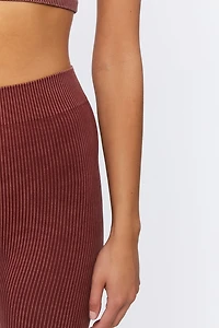 Seamless Ribbed Biker Shorts