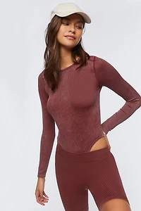 Seamless Ribbed Biker Shorts