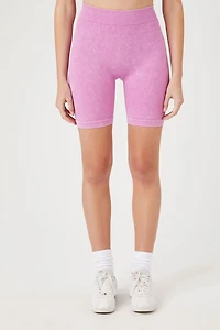 Seamless Ribbed Biker Shorts