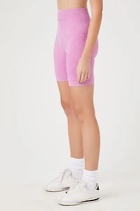 Seamless Ribbed Biker Shorts