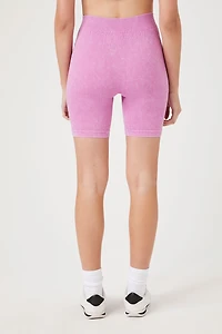 Seamless Ribbed Biker Shorts