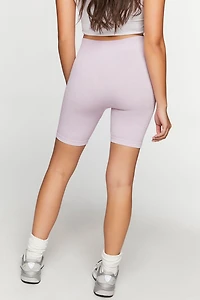 Seamless Ribbed Biker Shorts