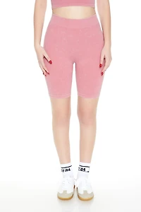 Seamless Ribbed Biker Shorts