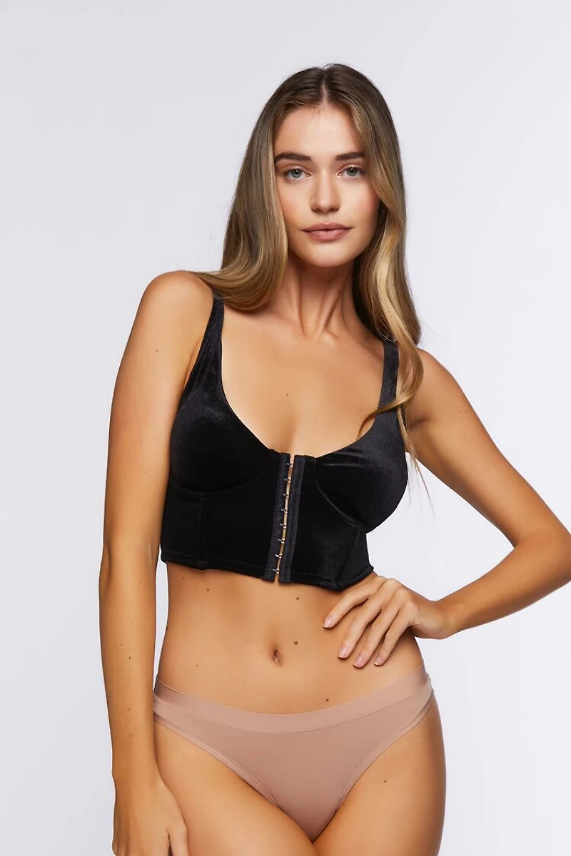 Mid-Rise Thong Panties