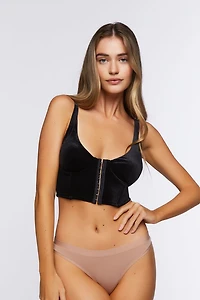 Mid-Rise Thong Panties