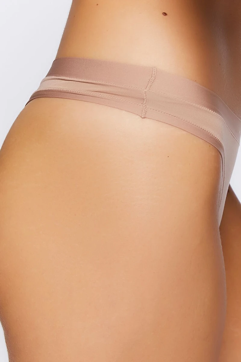 Mid-Rise Thong Panties