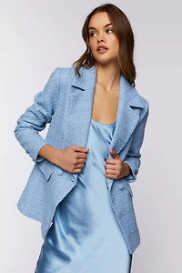 Double-Breasted Tweed Blazer