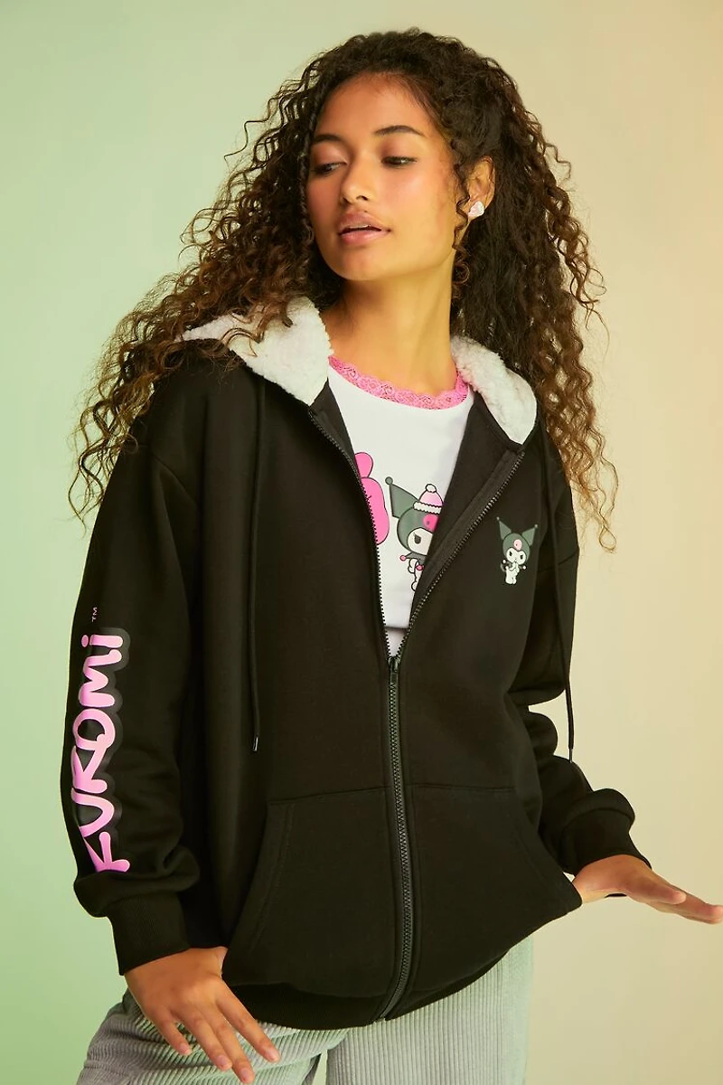 Hello Kitty & Friends Kuromi Fleece Hoodie