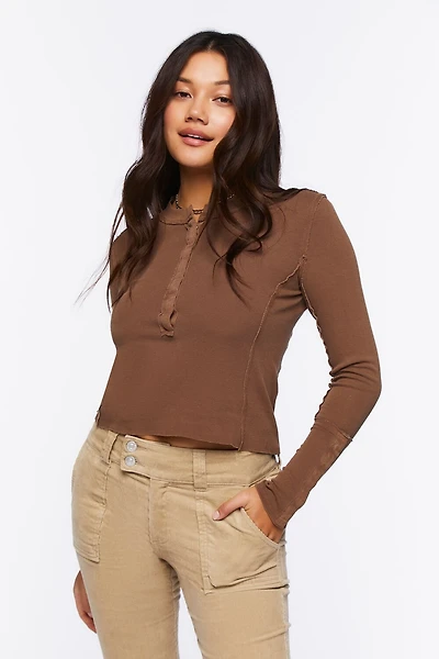 Reverse Long-Sleeve Thermal Tee